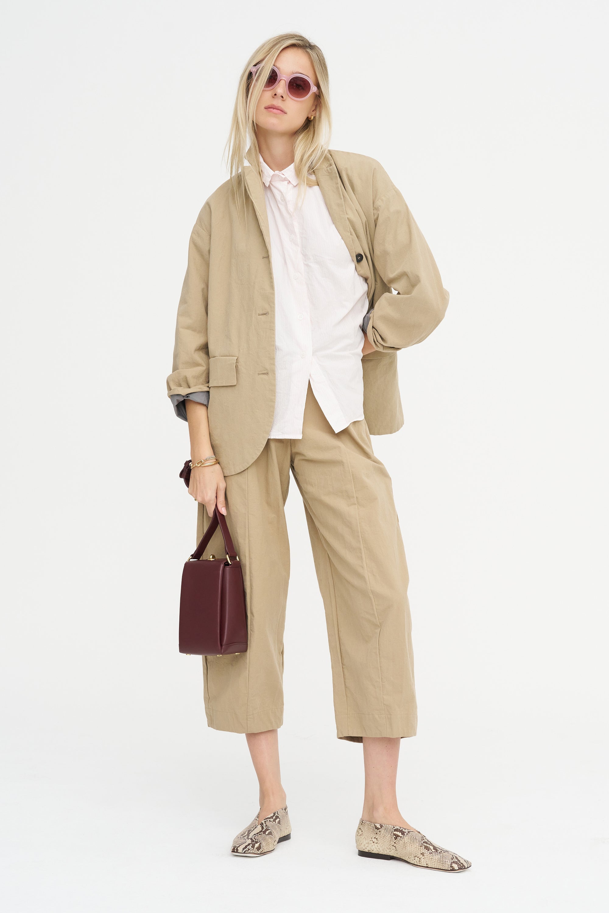 Tina Shirt, Pink Stripe