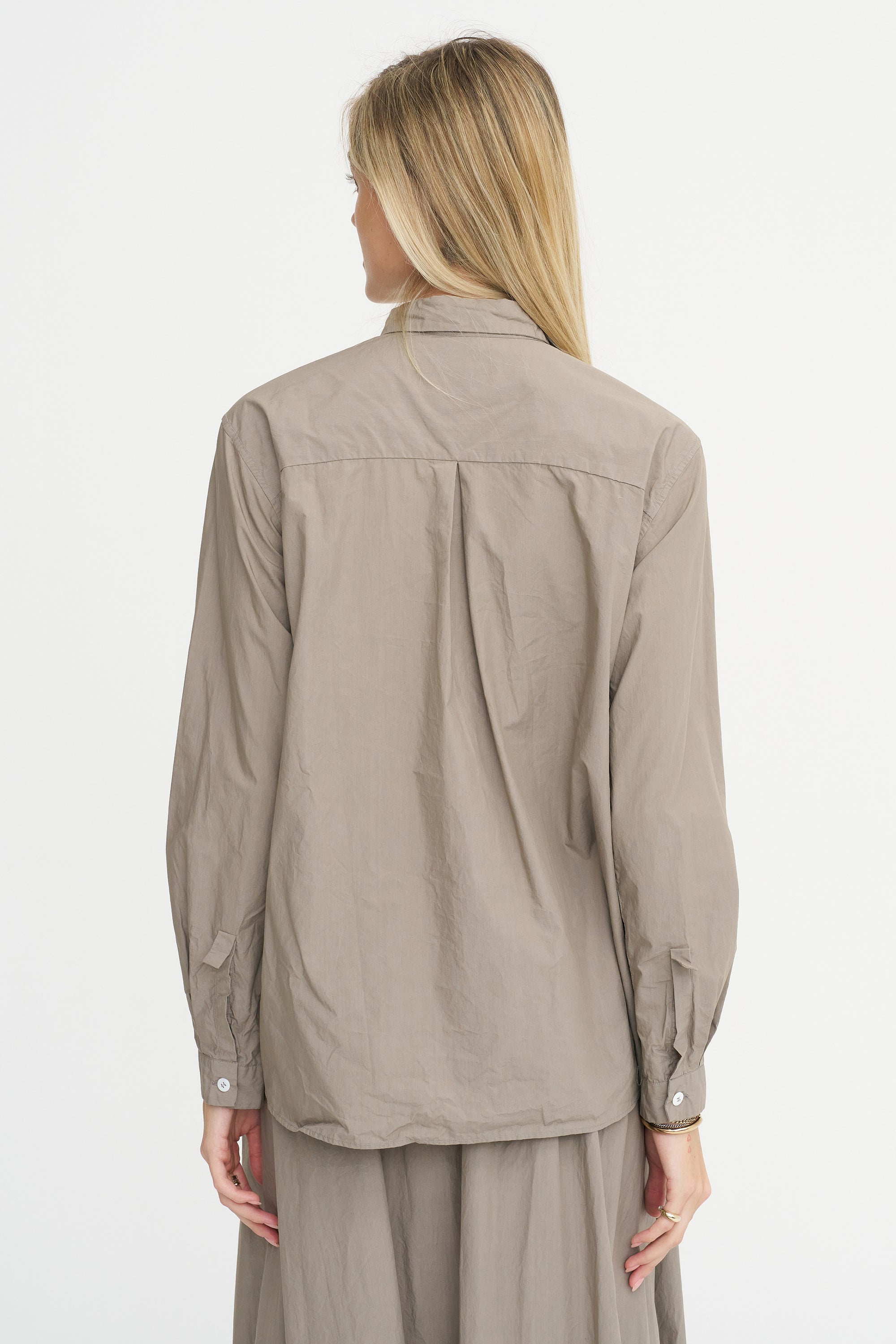 Loose Tyrol Shirt, Taupe
