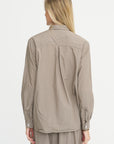 Loose Tyrol Shirt, Taupe