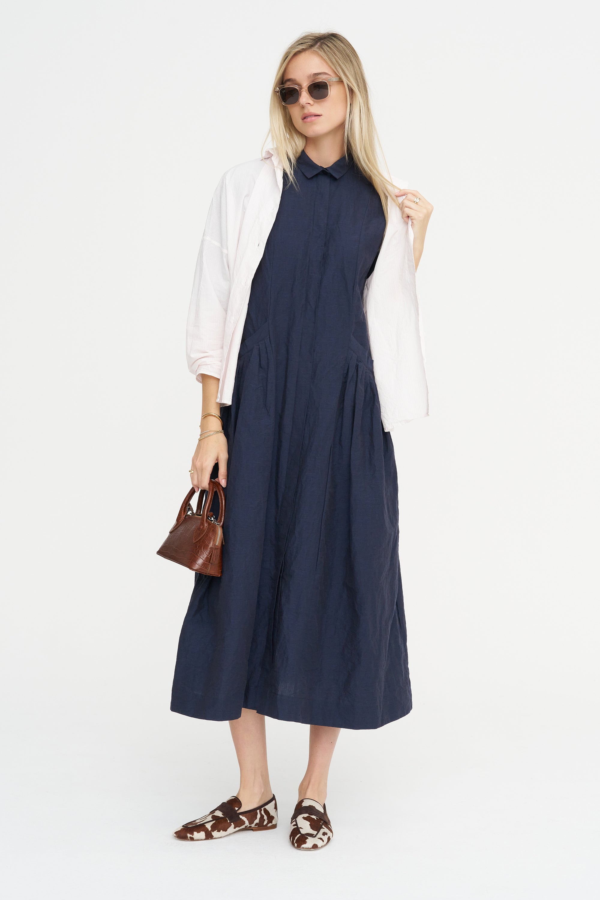Sally Dress, Navy
