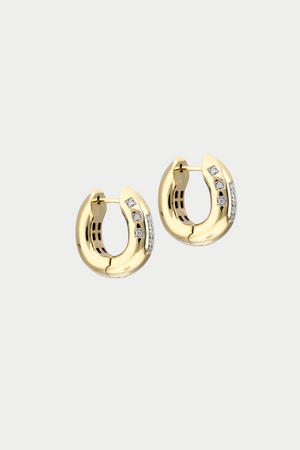 ITA - Bomba Series Hoop Earring, Yellow Gold