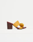 Alexa - Medium Heeled Sandal, Yellow