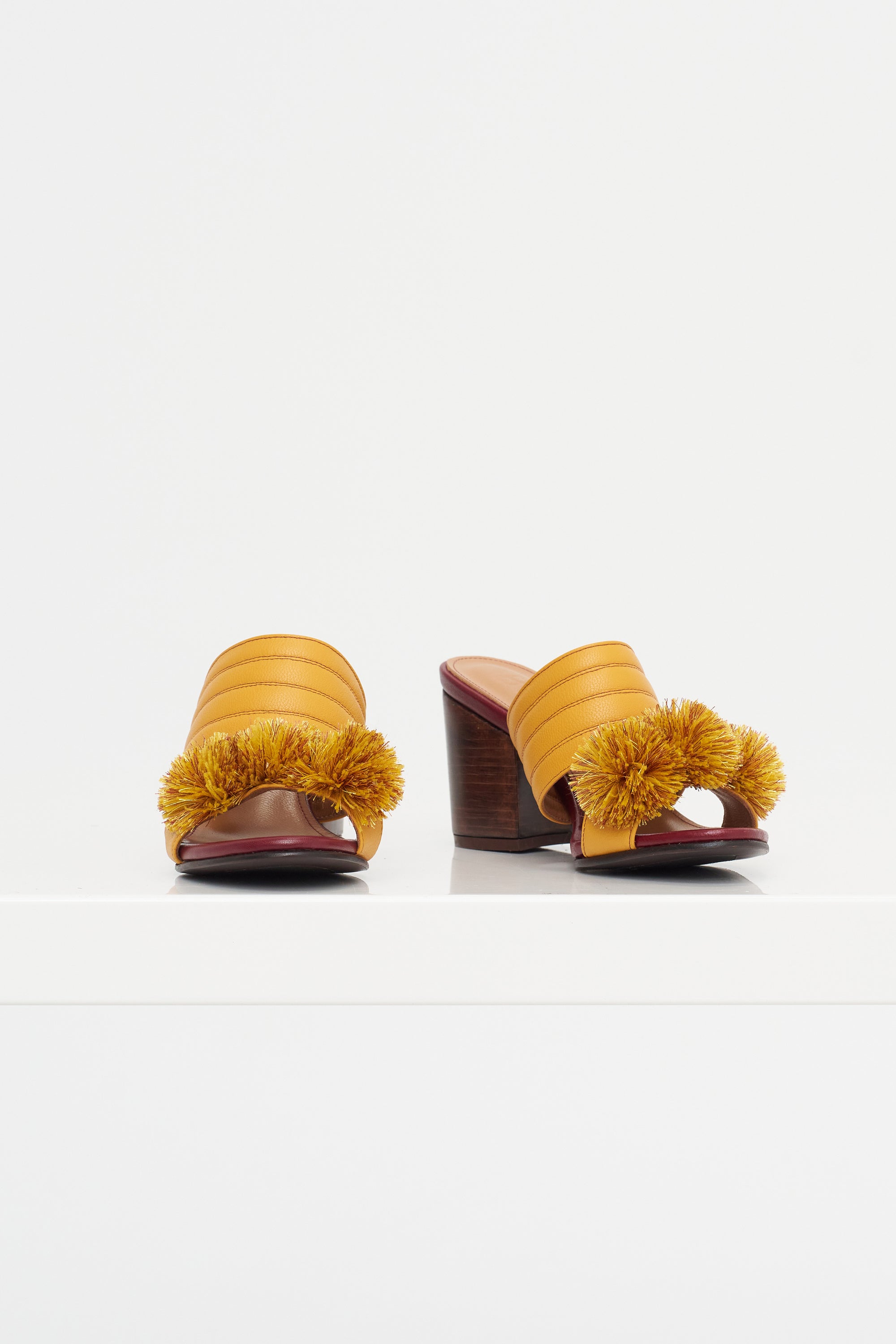 Alexa - Medium Heeled Sandal, Yellow