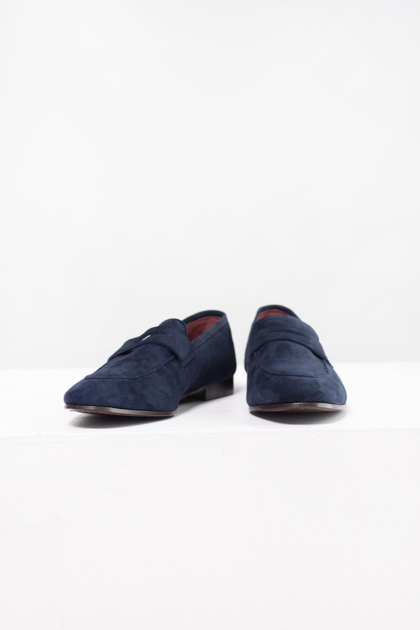 BOUGEOTTE - Suede Flaneur, Dark Blue