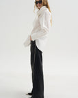 Scarf Shirt, White