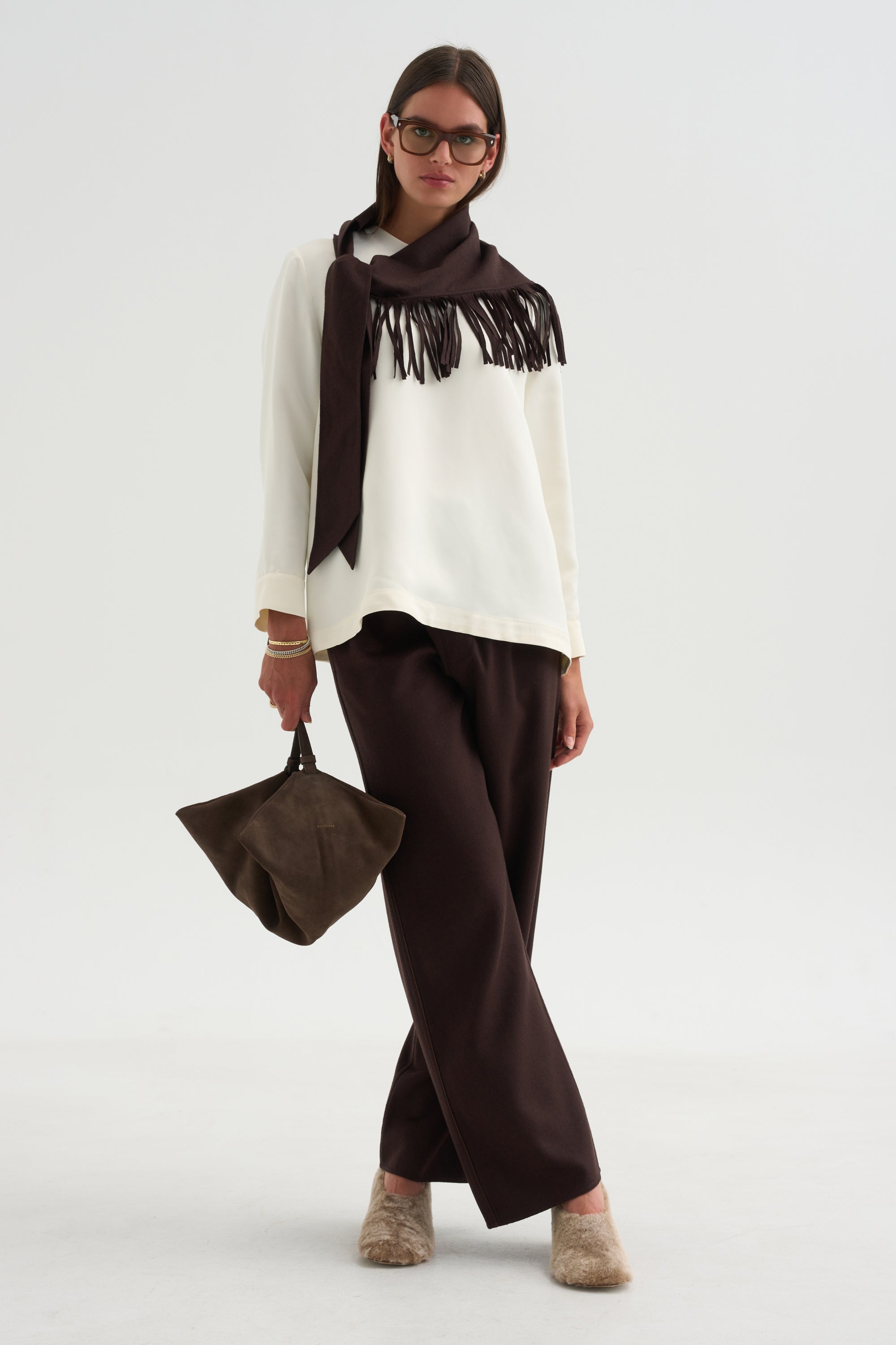 Pull-On Trousers, Chocolate