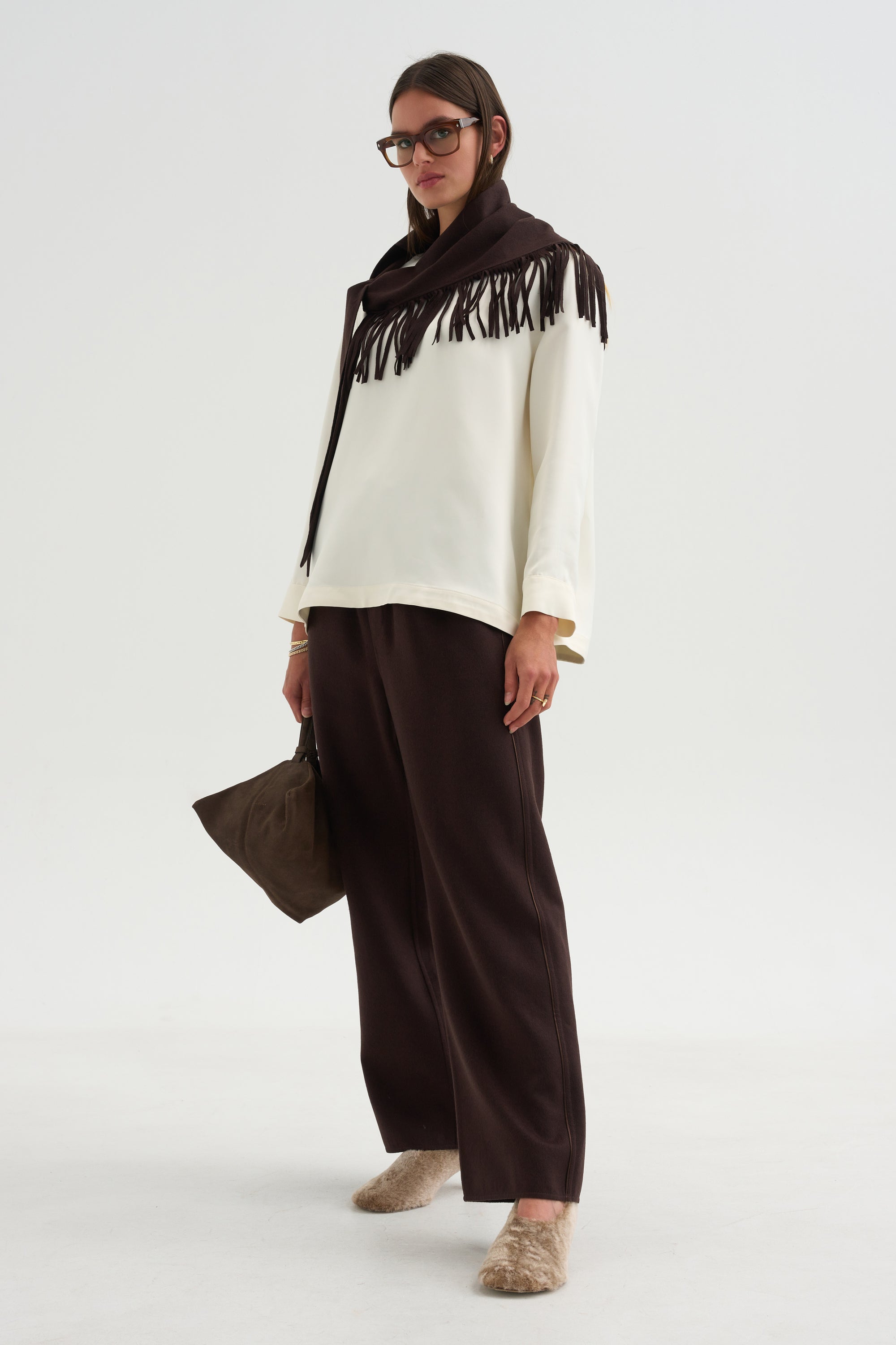 Pull-On Trousers, Chocolate