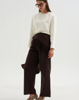 Pull-On Trousers, Chocolate