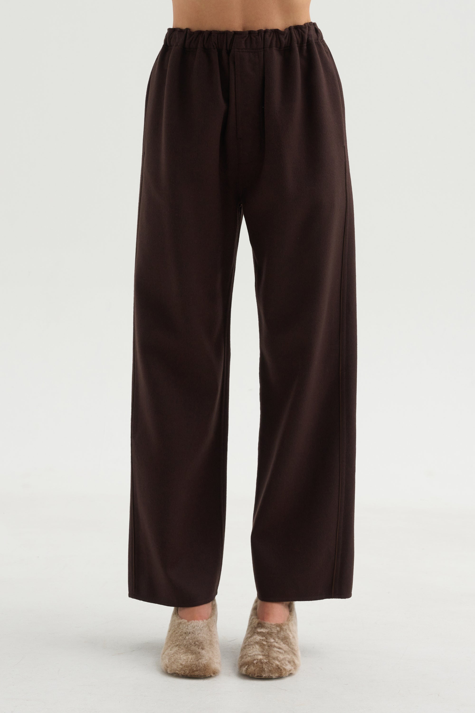 Pull-On Trousers, Chocolate