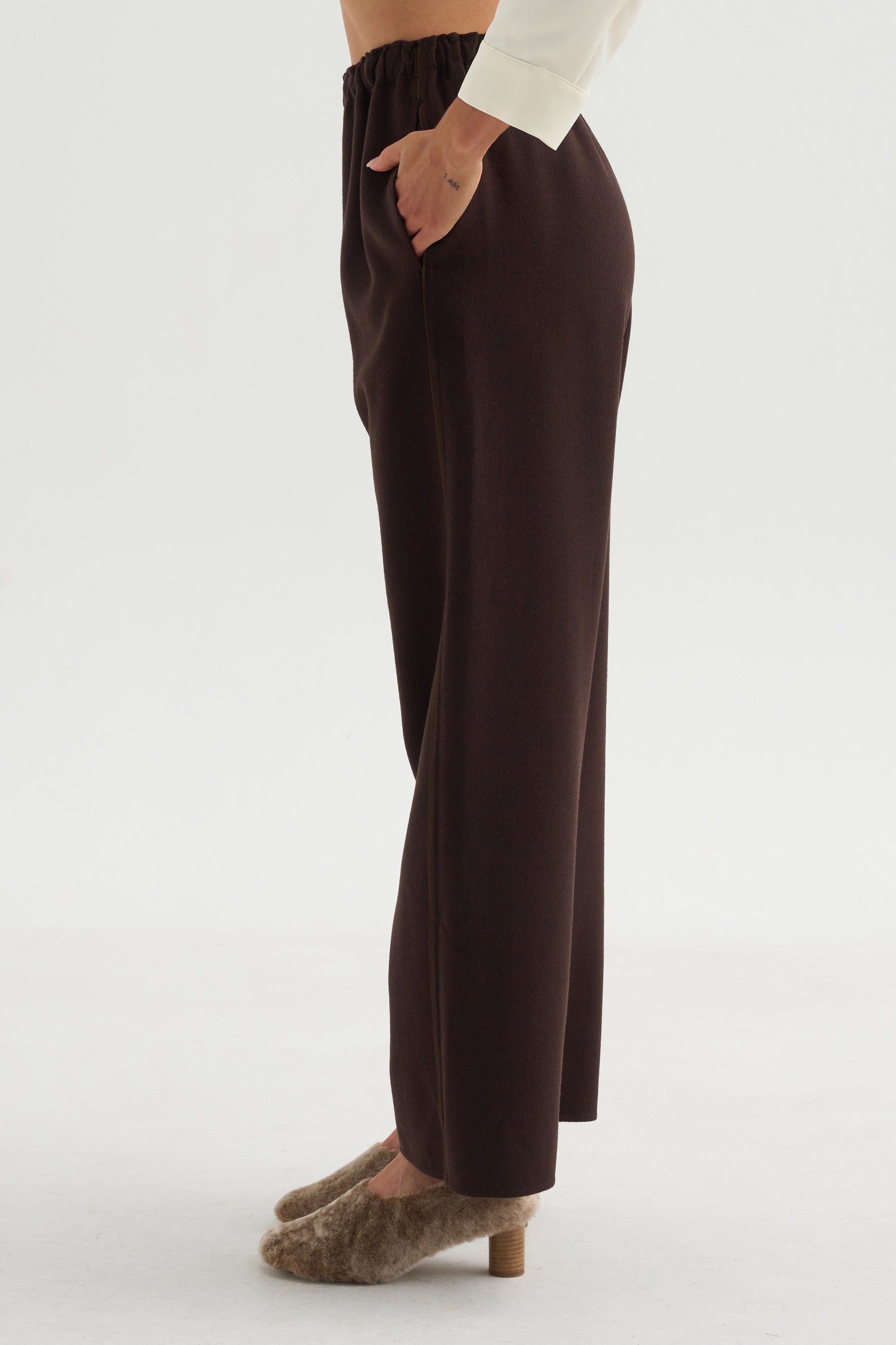 Pull-On Trousers, Chocolate