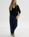 Stripe Shirt, Fawn & Black