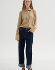 Stripe Shirt, Fawn & Black