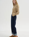 Stripe Shirt, Fawn & Black