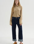 Stripe Shirt, Fawn & Black