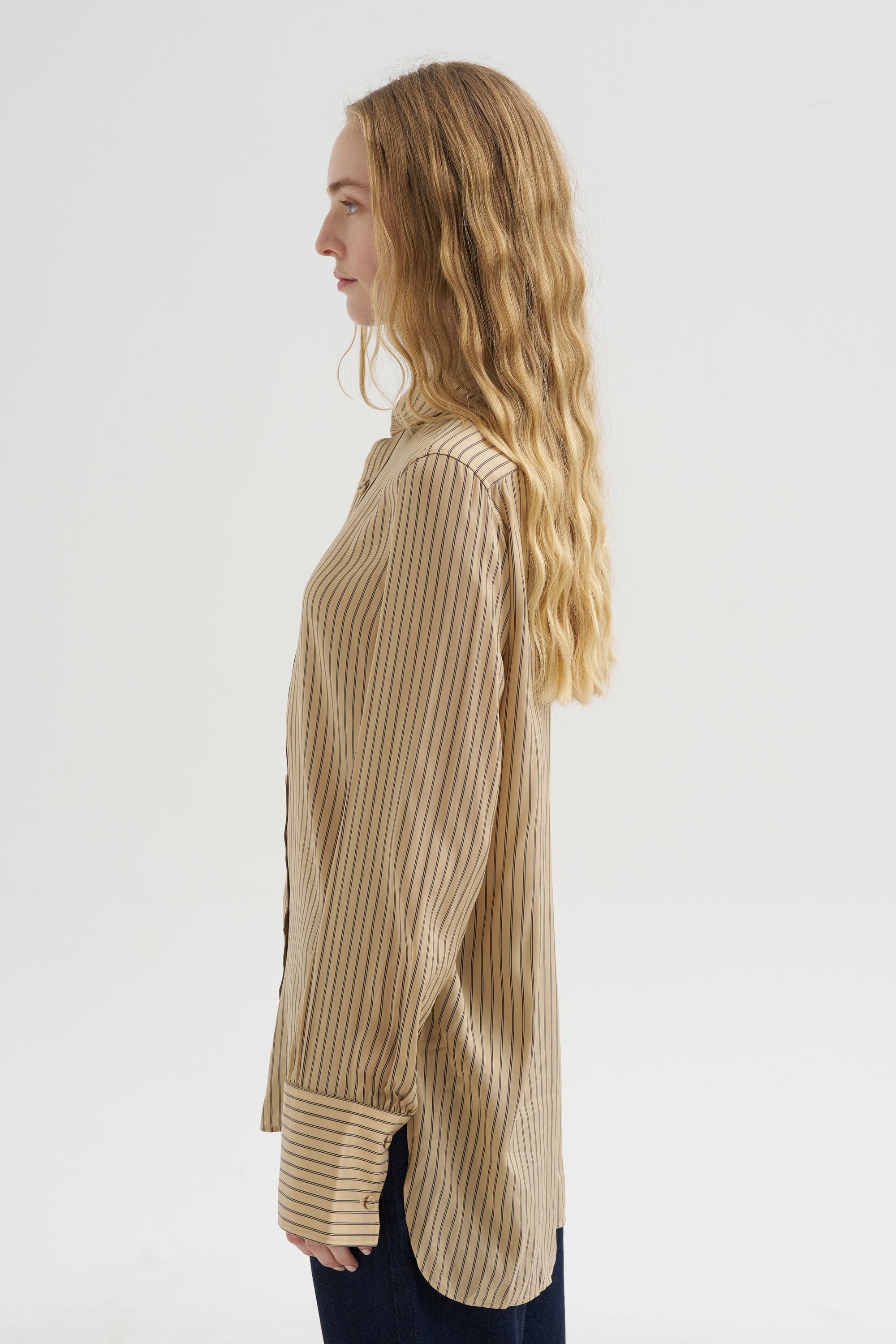 Stripe Shirt, Fawn &amp; Black