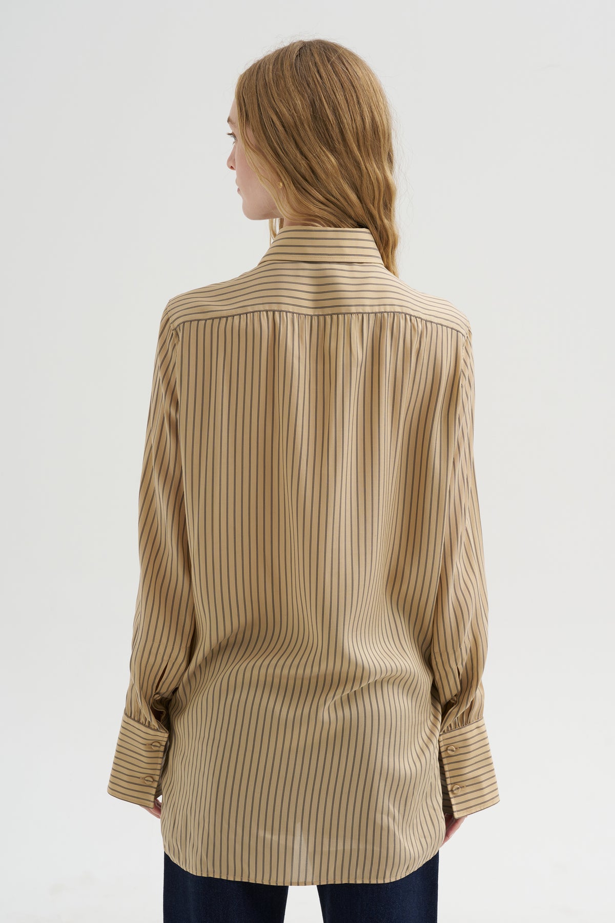 Stripe Shirt, Fawn &amp; Black