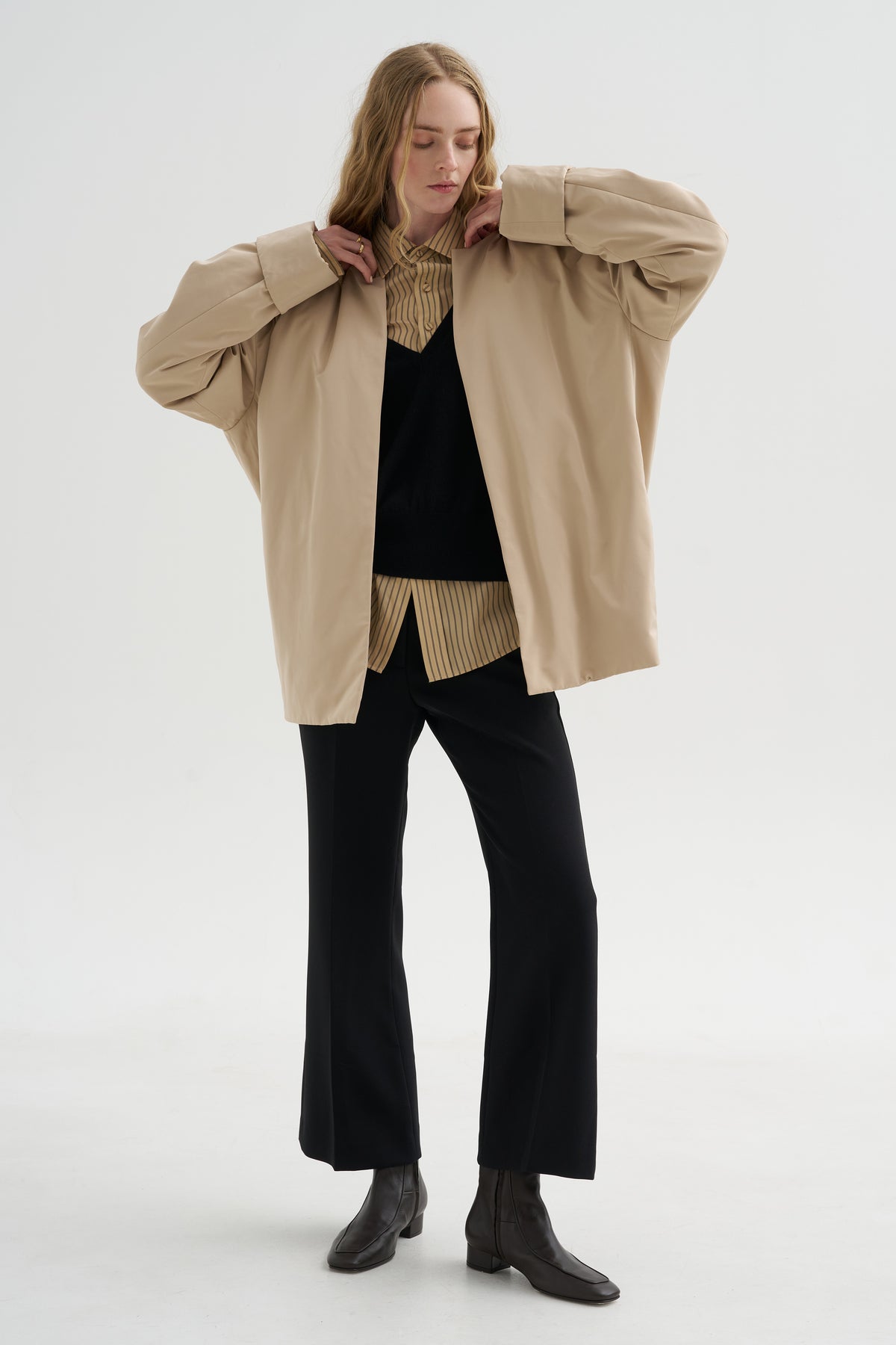 Padded Jacket, Oyster
