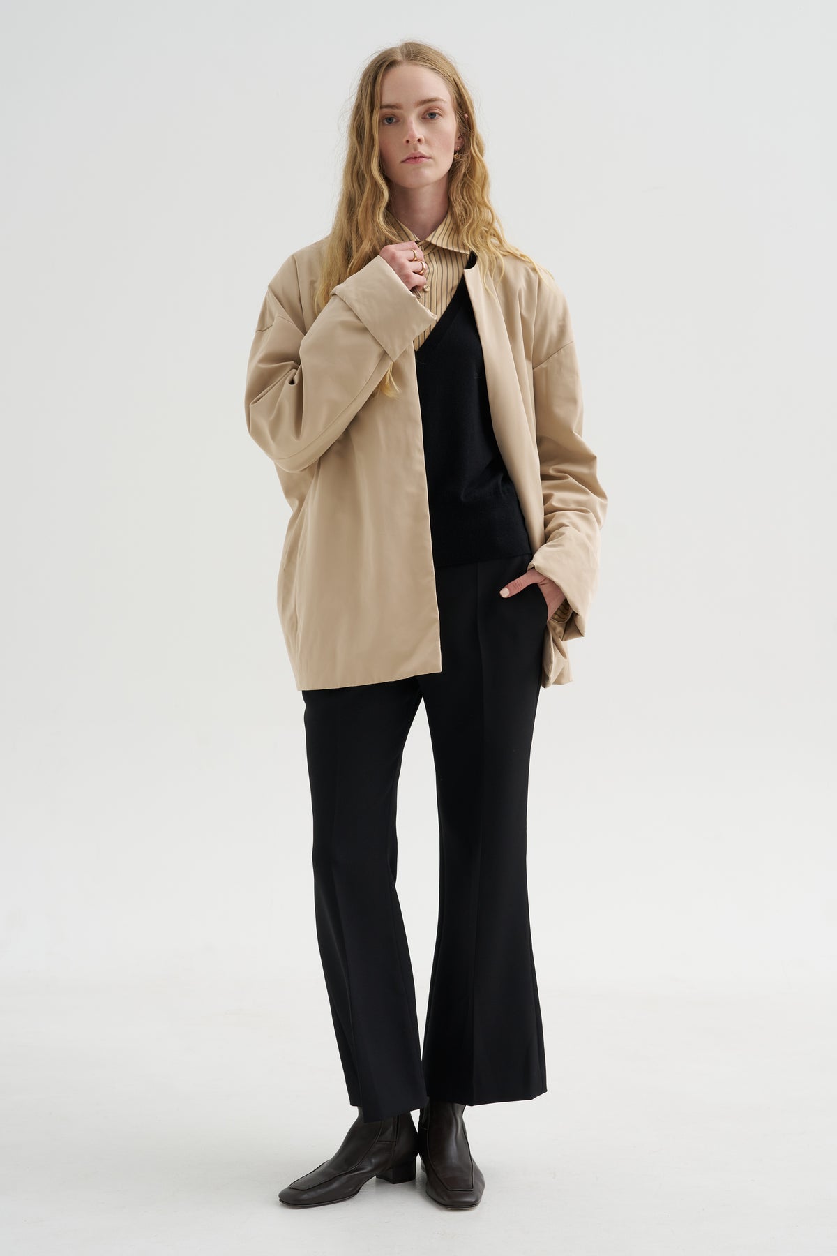 Padded Jacket, Oyster