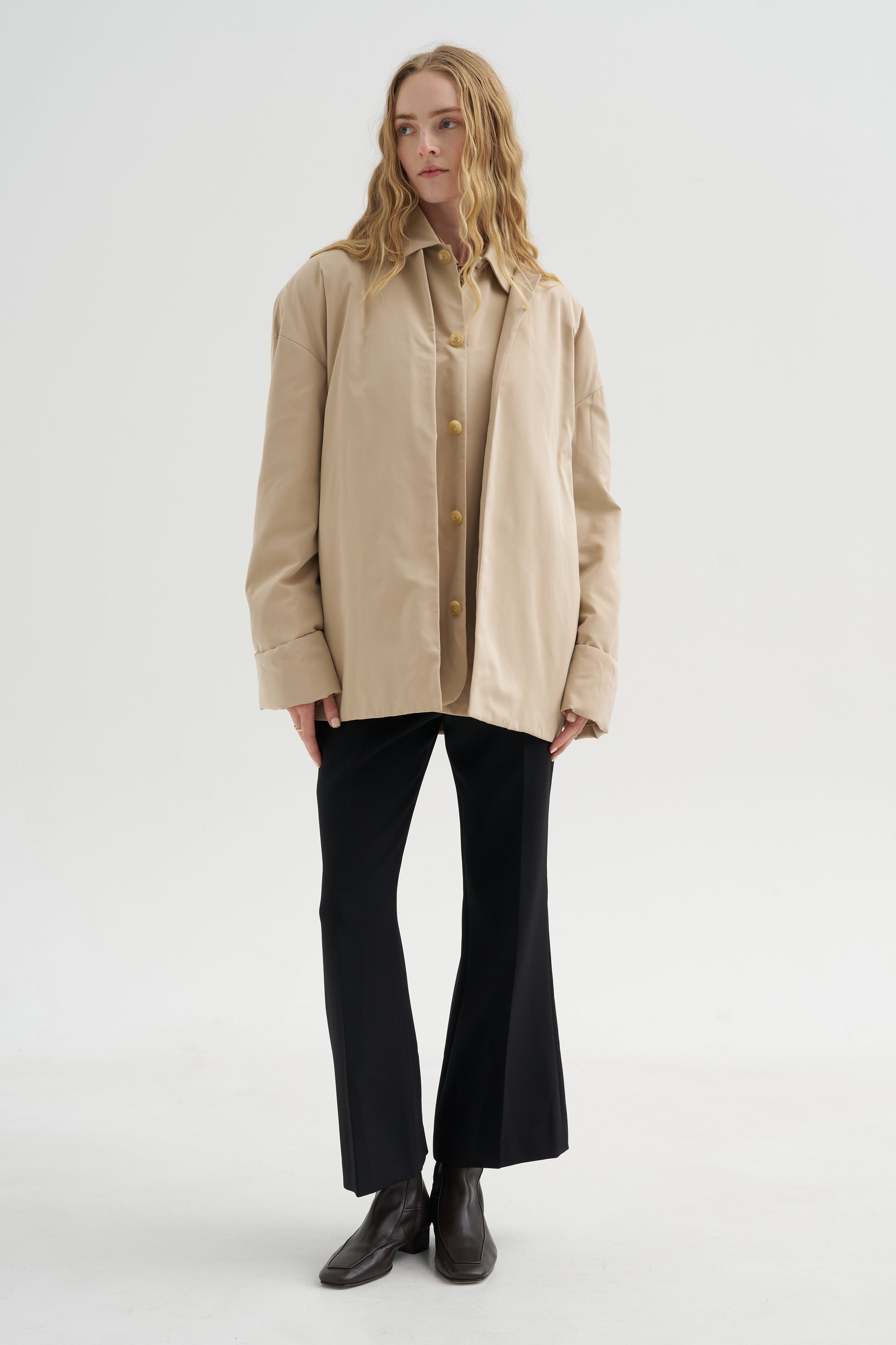 Padded Jacket, Oyster