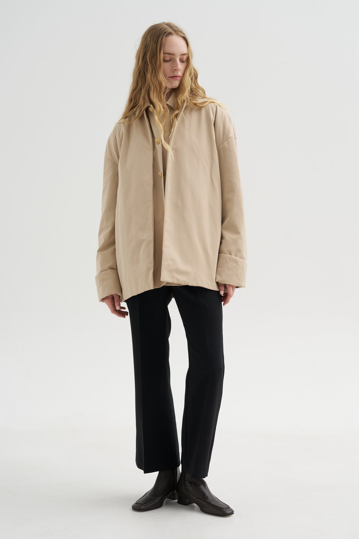 Padded Jacket, Oyster