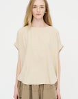 Francesca Top - Spun Silk, Beige