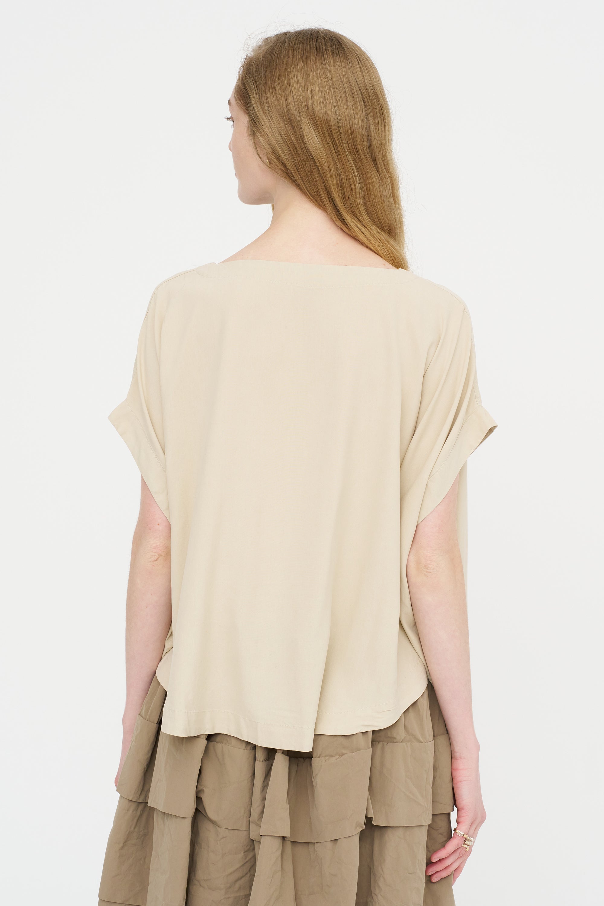 Francesca Top - Spun Silk, Beige