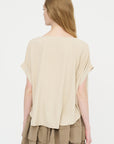 Francesca Top - Spun Silk, Beige