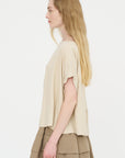 Francesca Top - Spun Silk, Beige