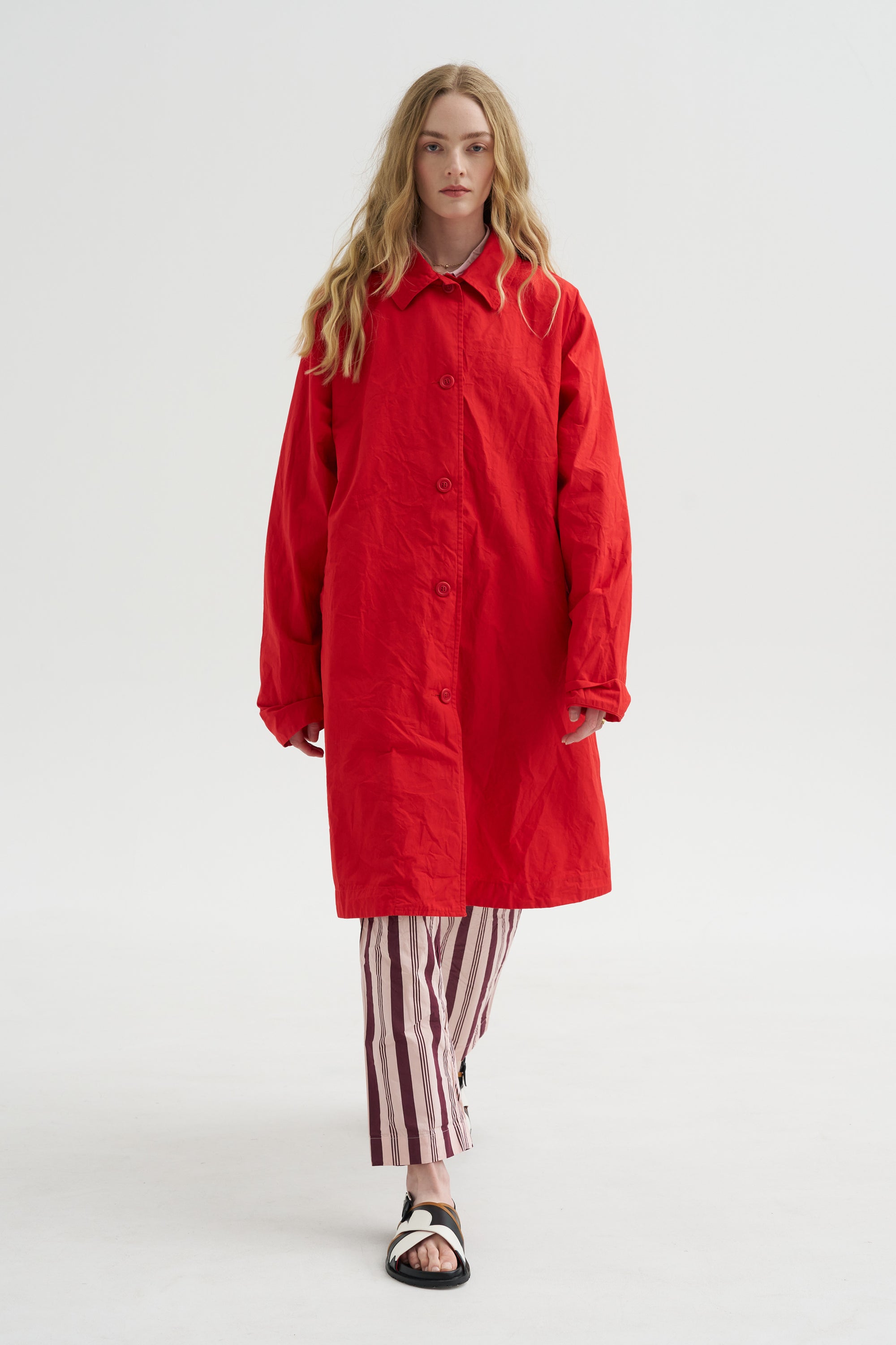 Peche Coat - H Card, Flame