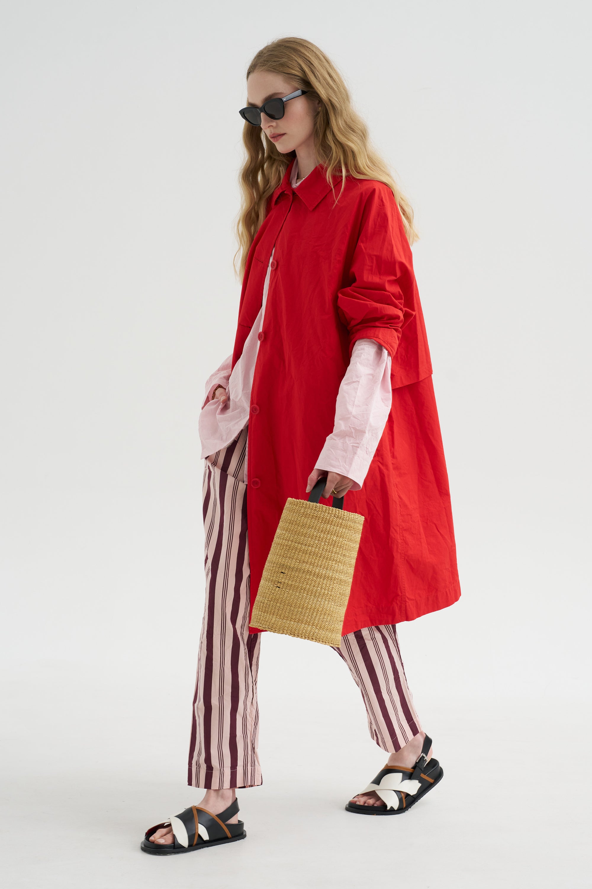 Peche Coat - H Card, Flame