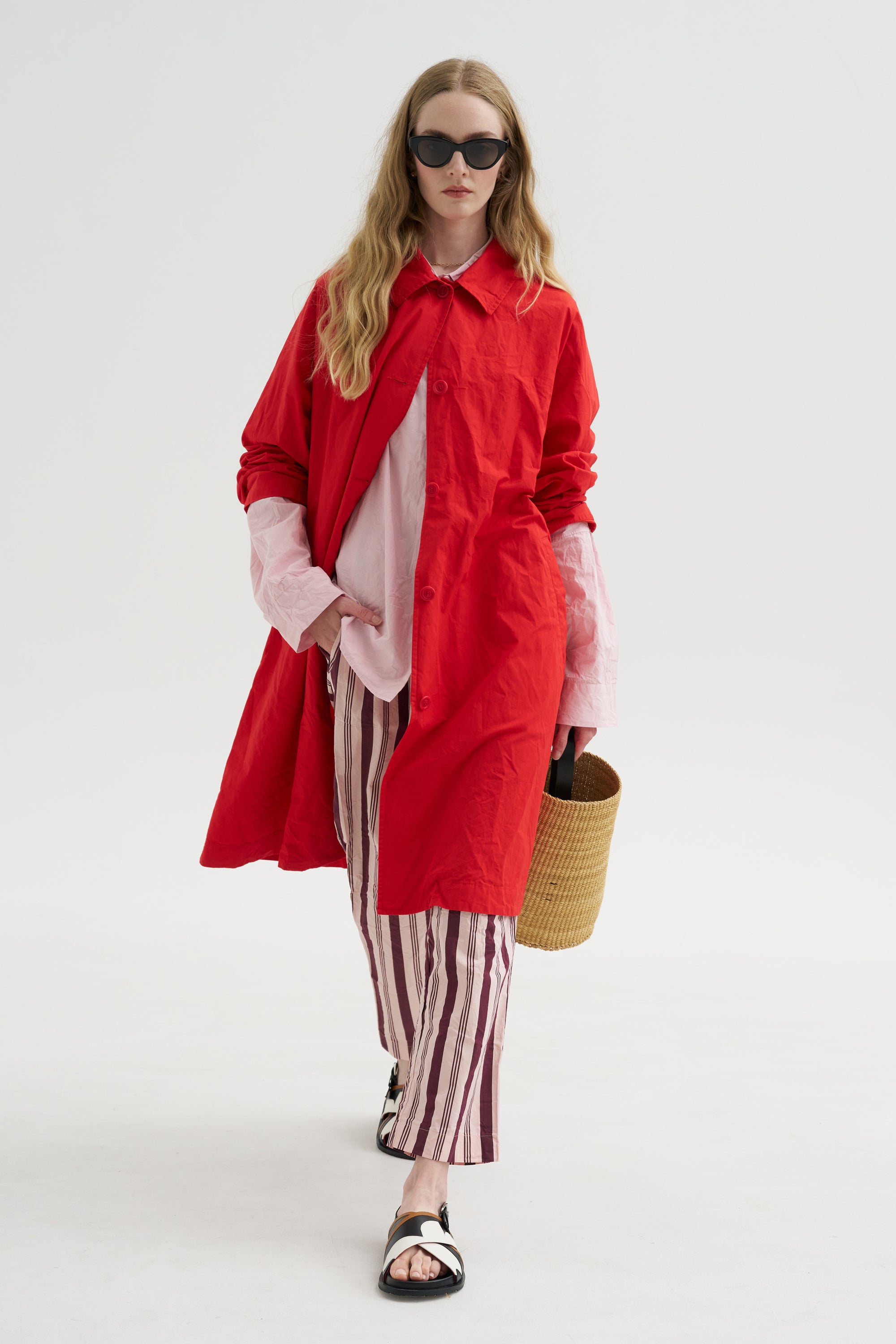 Peche Coat - H Card, Flame