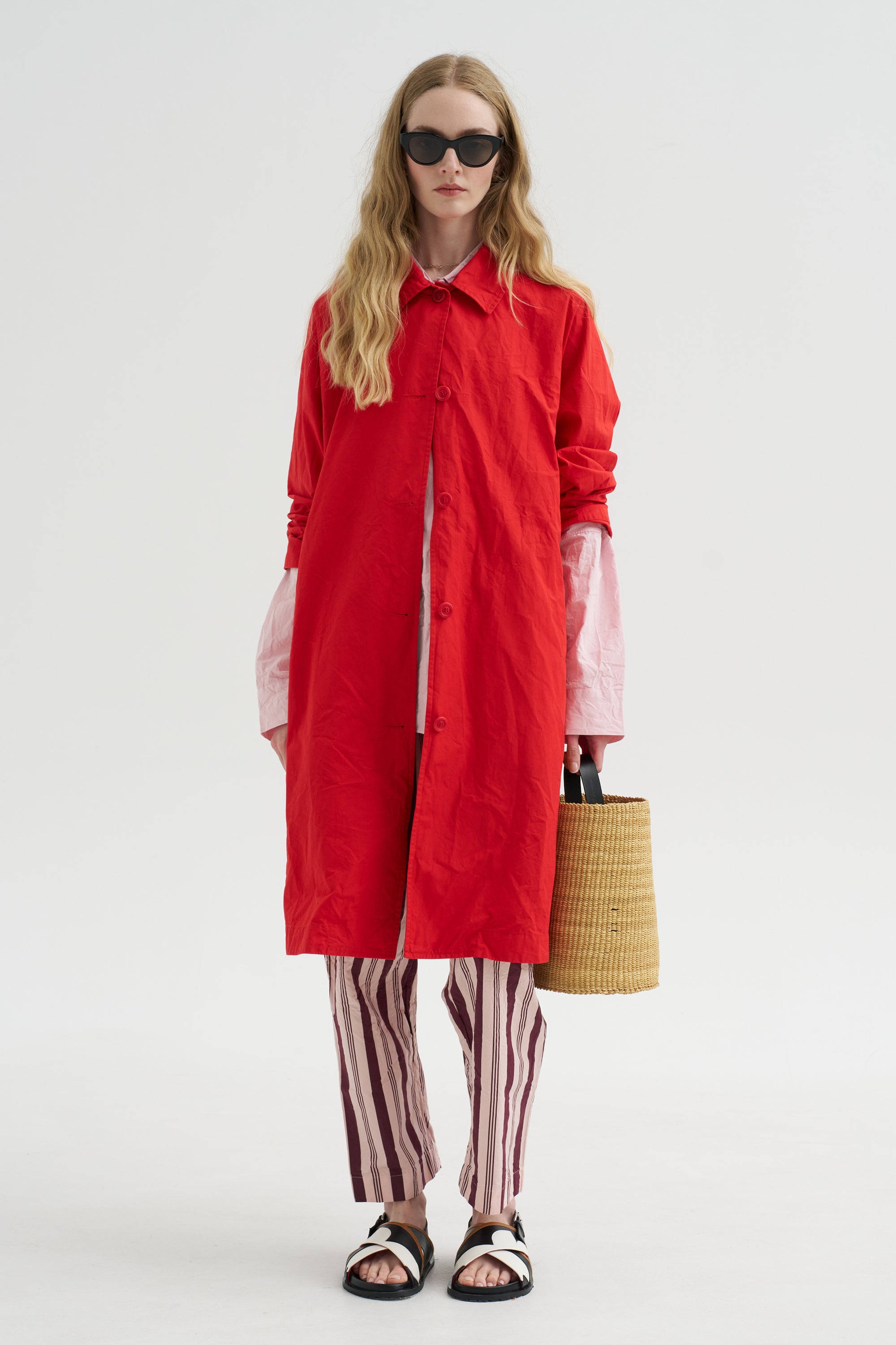 Peche Coat - H Card, Flame