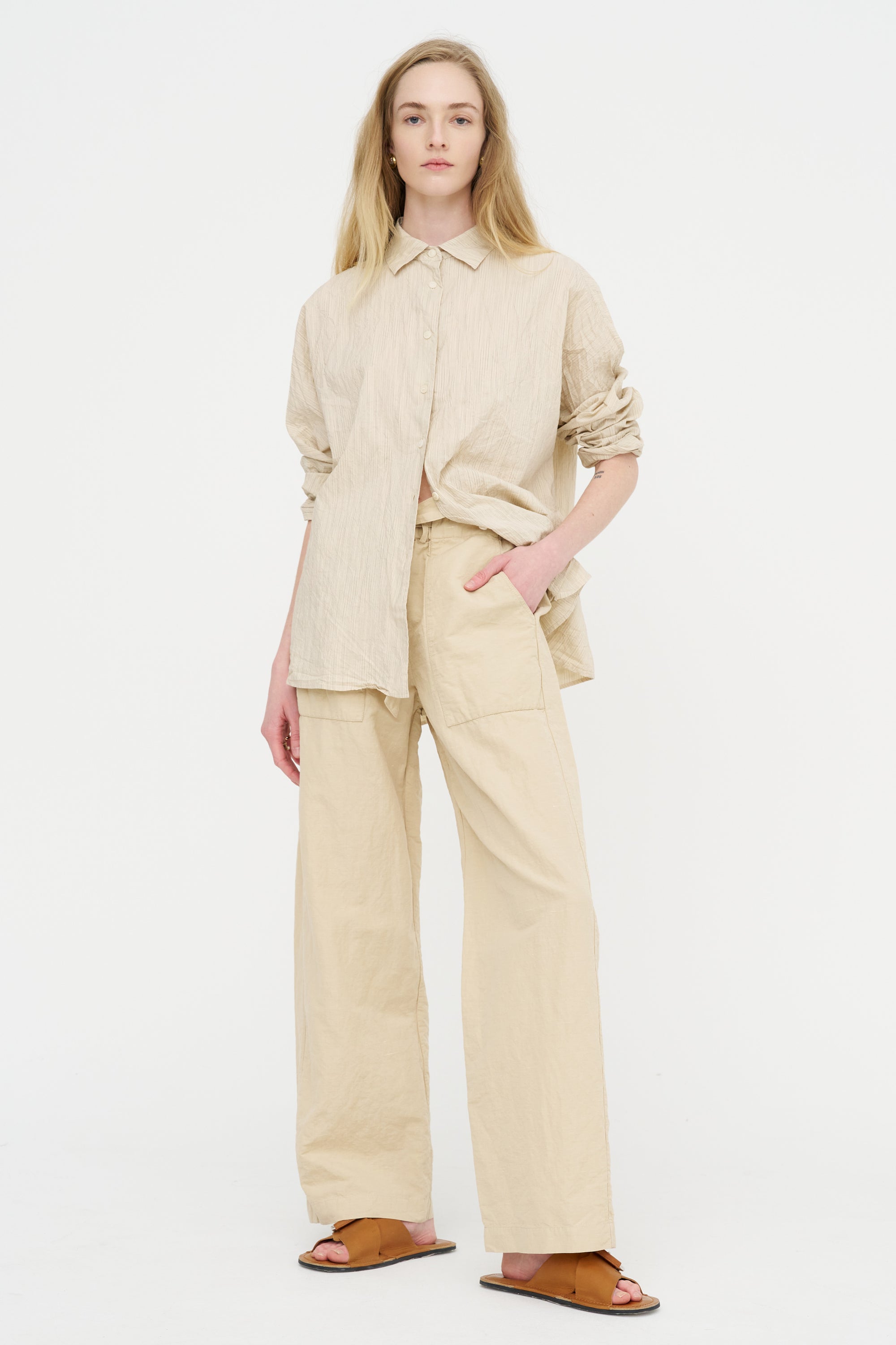 Row Pant - Rugger 1, Ivory