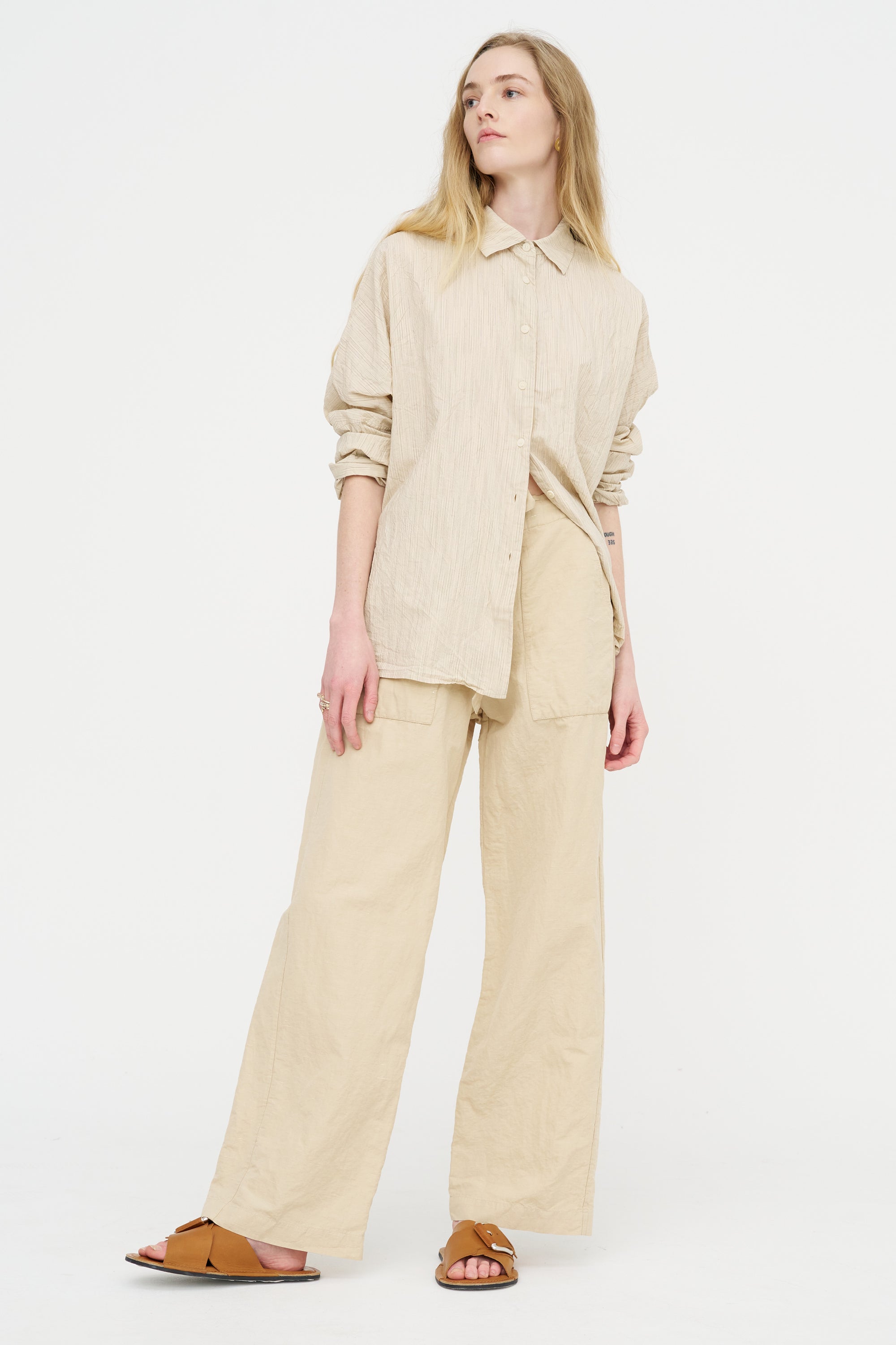 Row Pant - Rugger 1, Ivory