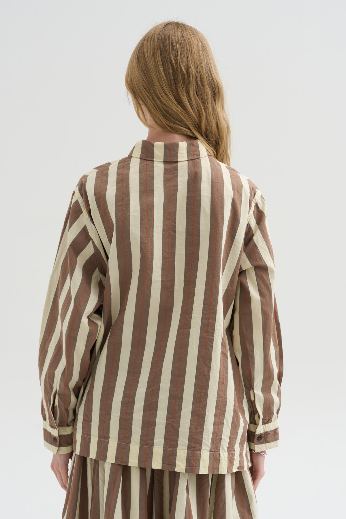 Biggy Shirt, Beige Stripe