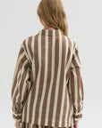 Biggy Shirt, Beige Stripe