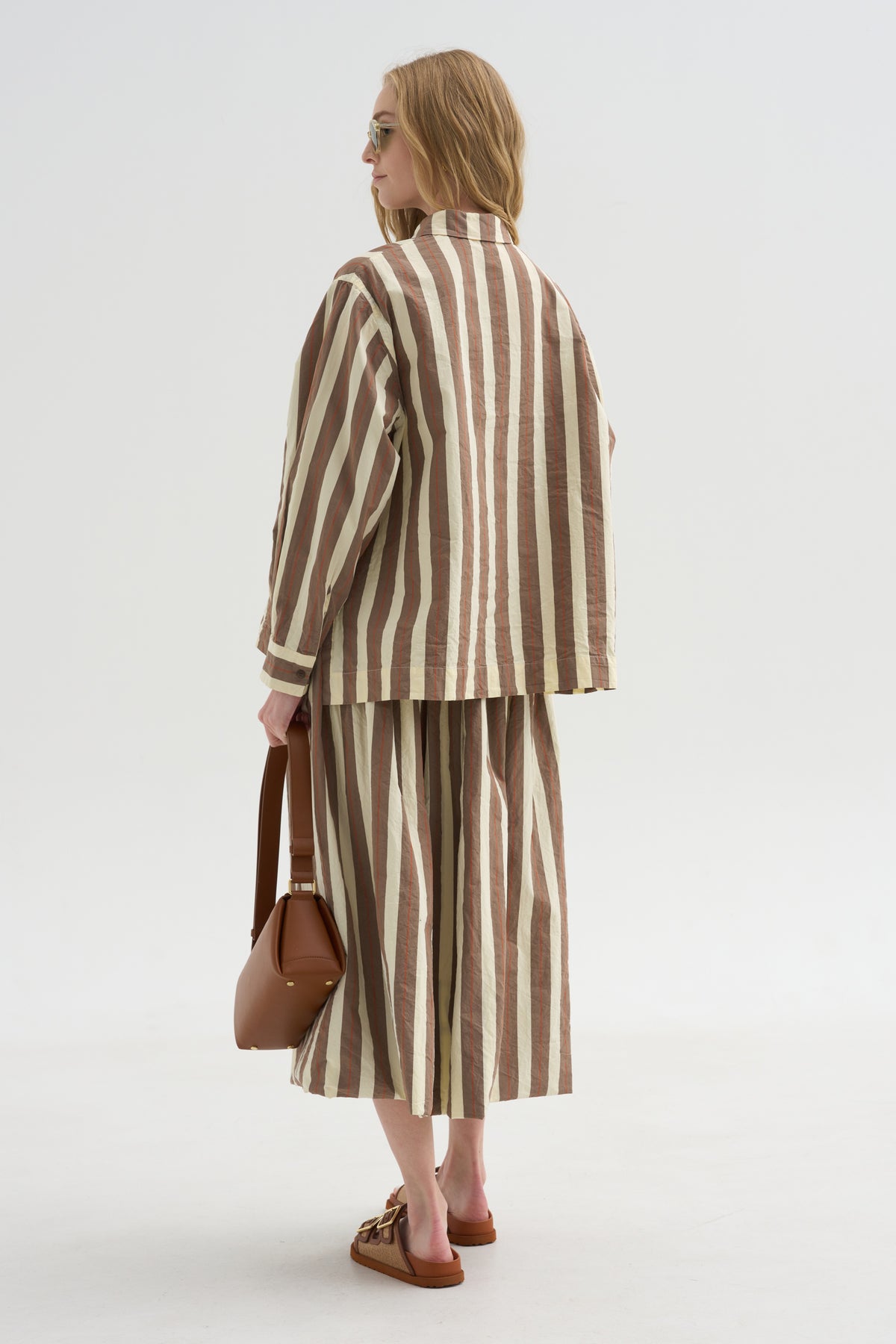 Biggy Shirt, Beige Stripe