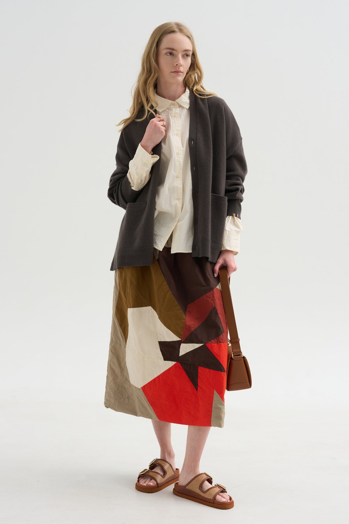 Flora Patchwork Skirt, Mixed Colors