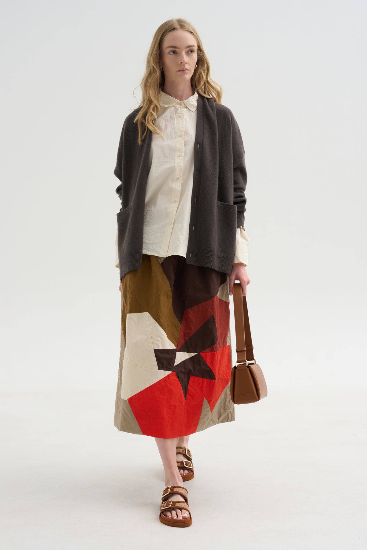 Flora Patchwork Skirt, Mixed Colors