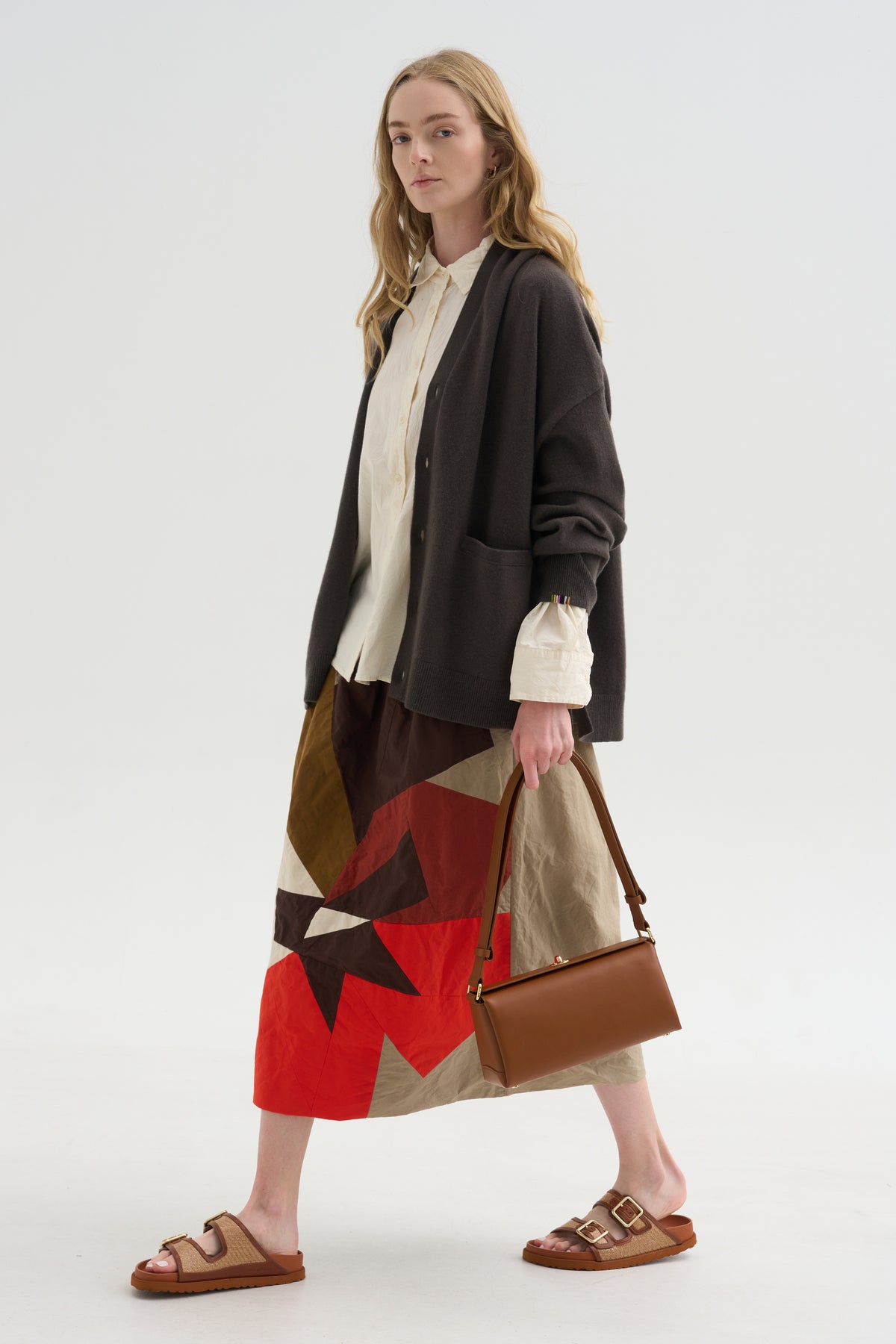 Flora Patchwork Skirt, Mixed Colors