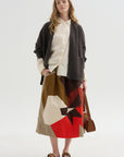 Flora Patchwork Skirt, Mixed Colors