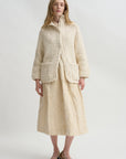 Ghosty Jacquard Skirt, Natural