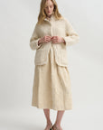 Ghosty Jacquard Skirt, Natural