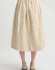 Ghosty Jacquard Skirt, Natural