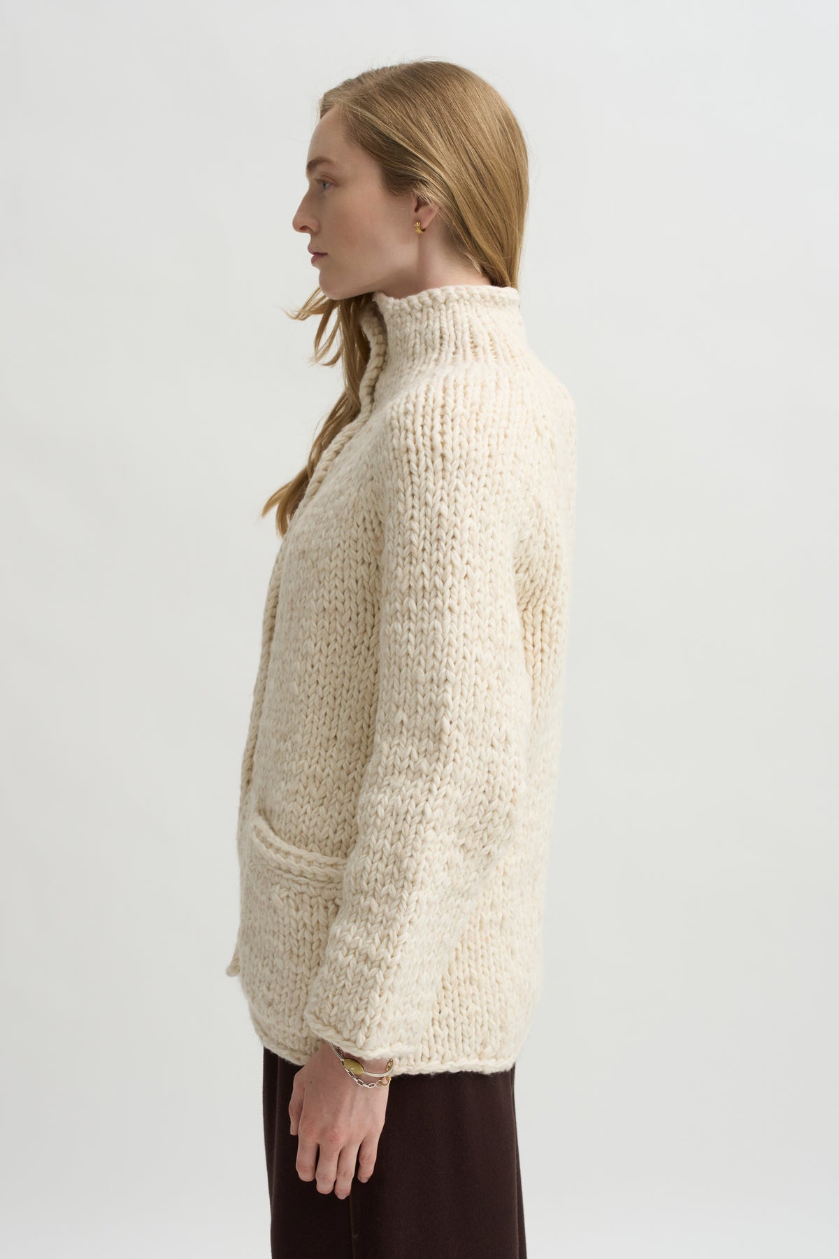 Camille Cardigan, Ecru