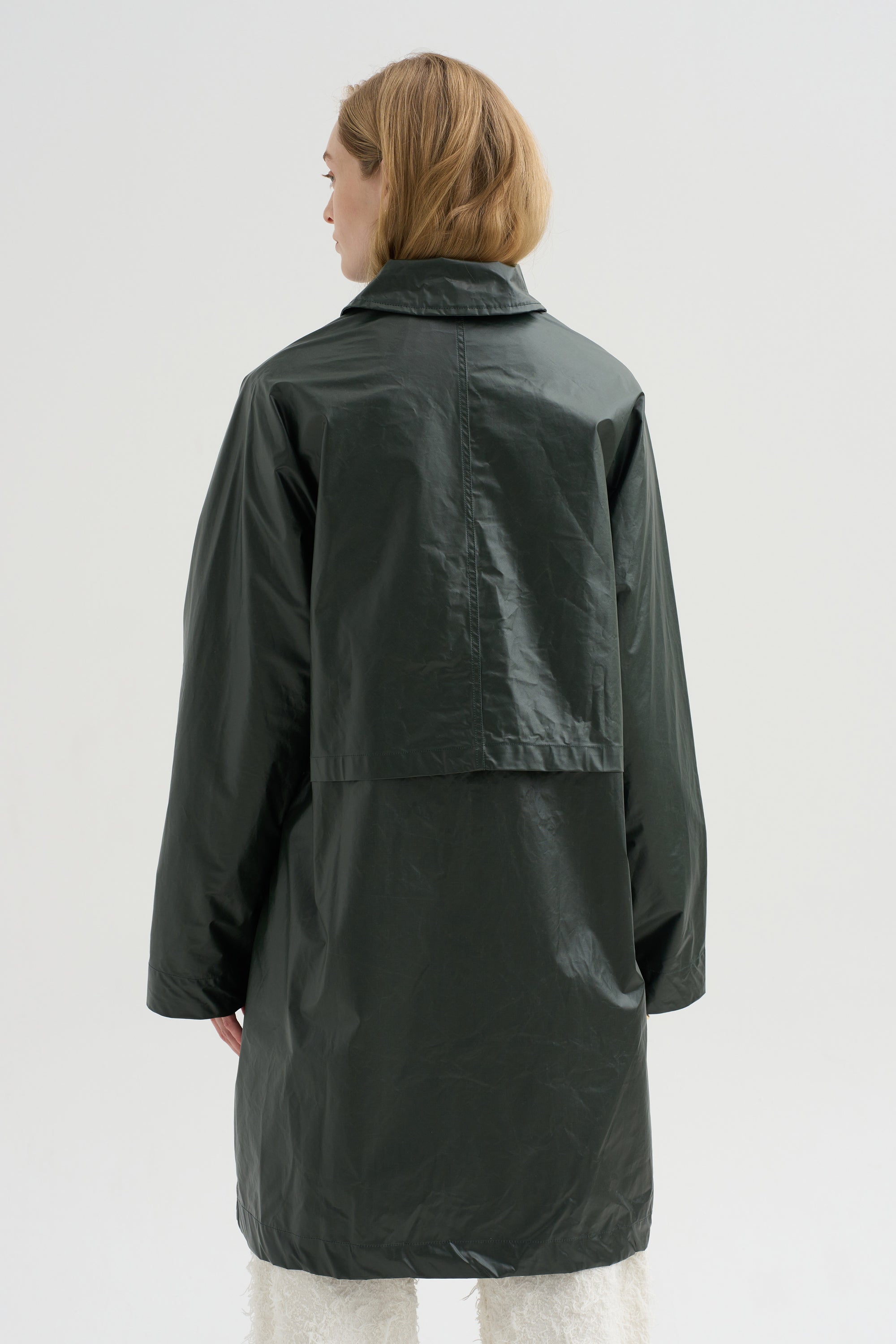 Peche Coat - Rain, Dark Khaki