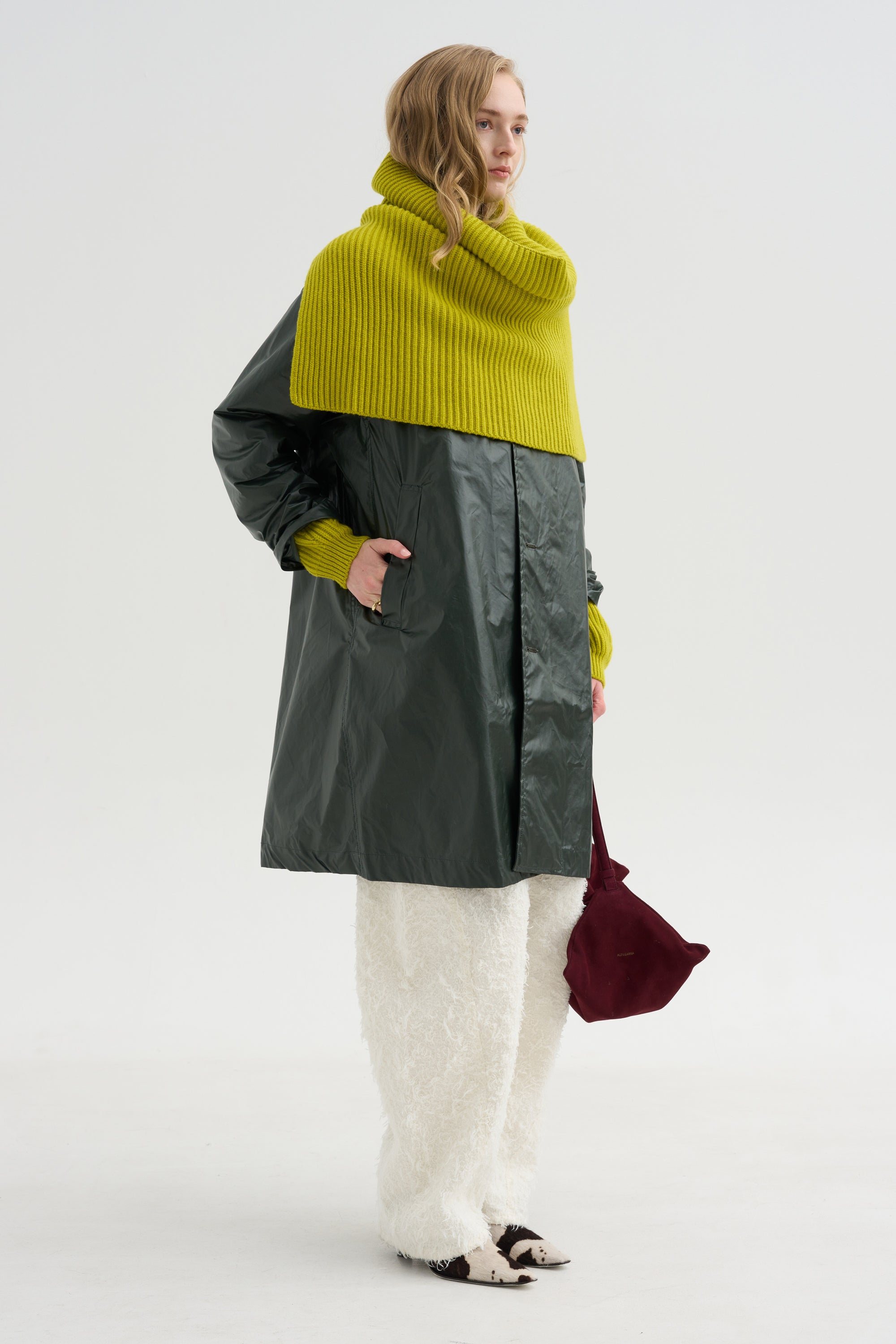 Peche Coat - Rain, Dark Khaki