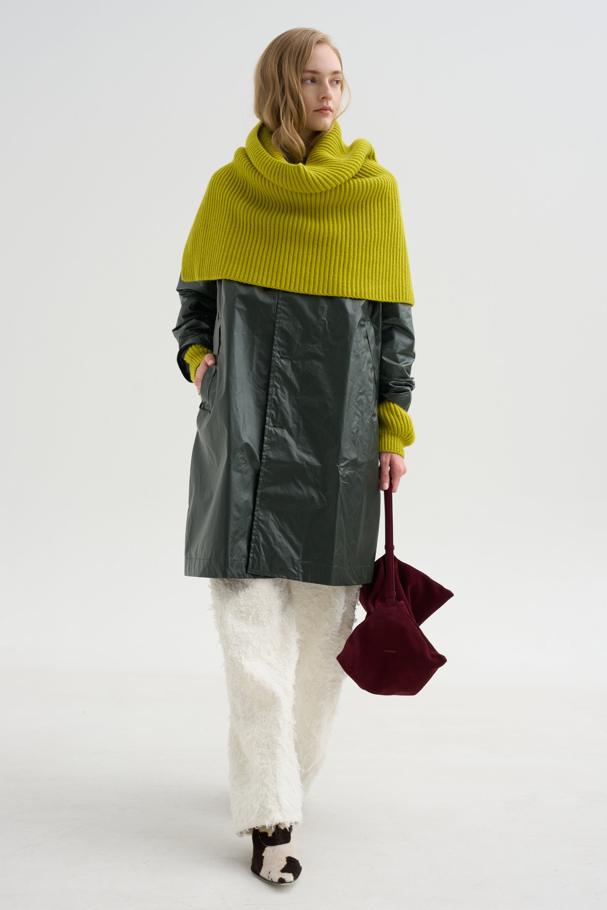 Peche Coat - Rain, Dark Khaki