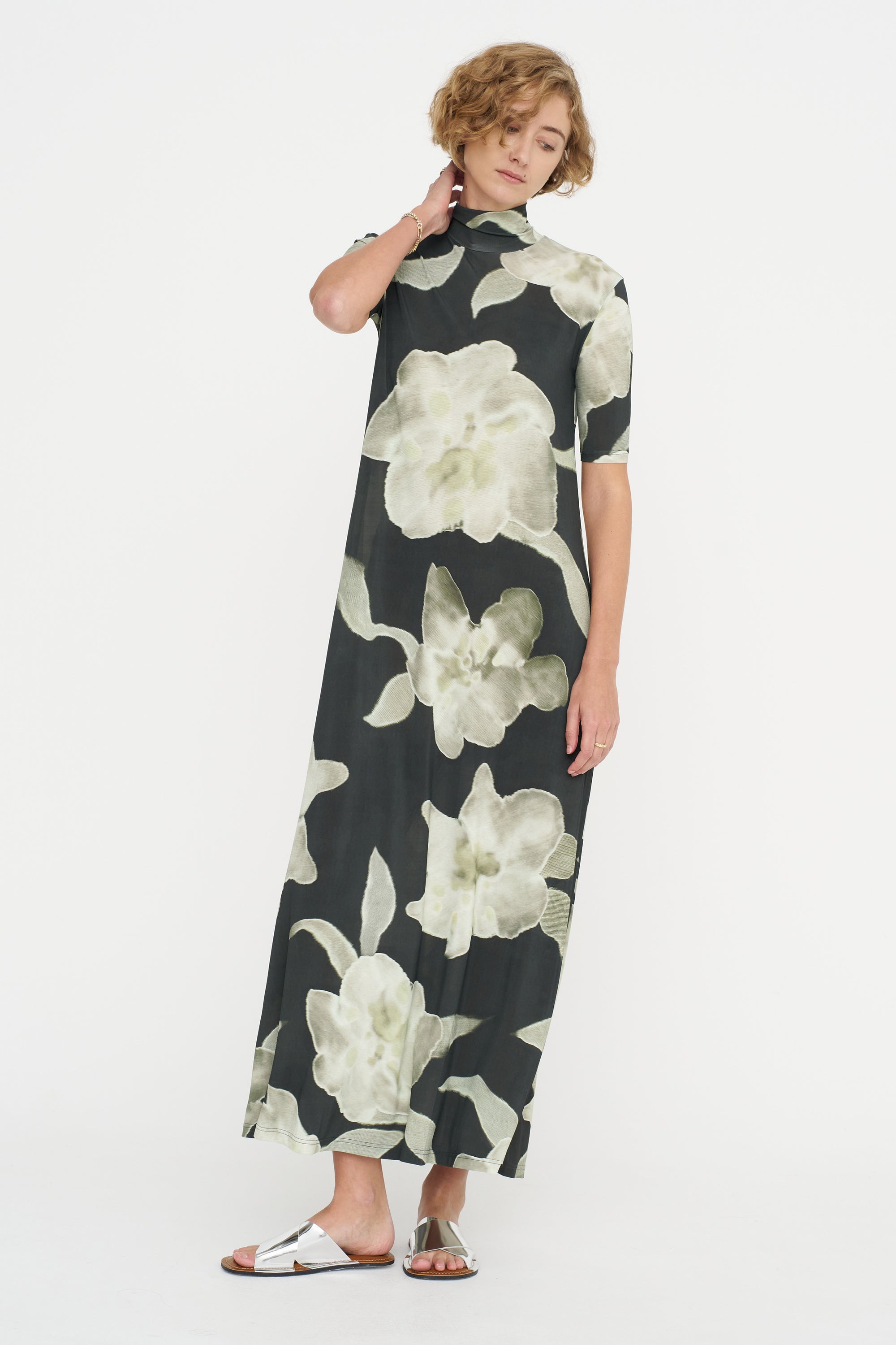 Dapino Dress, Ink Ipomoea Extra Large