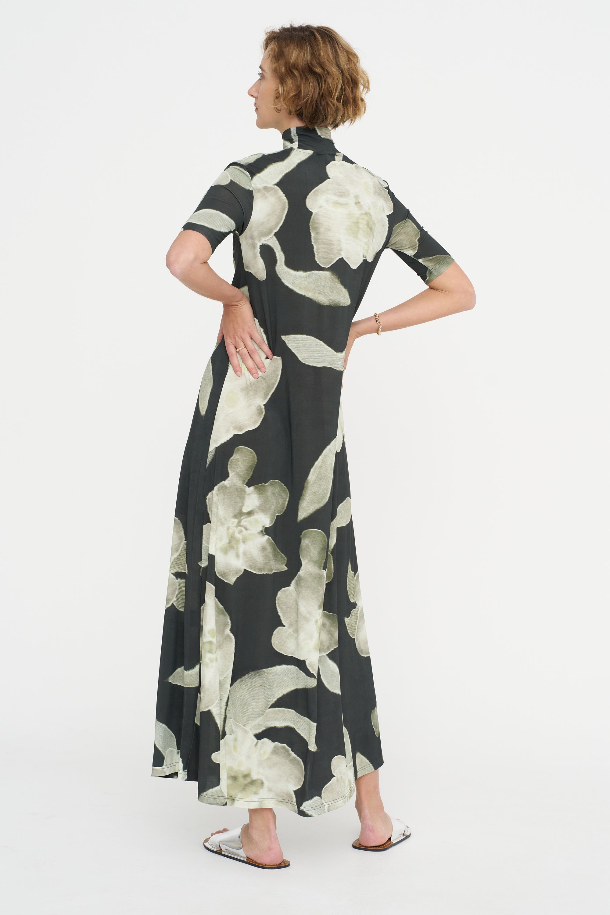 Dapino Dress, Ink Ipomoea Extra Large